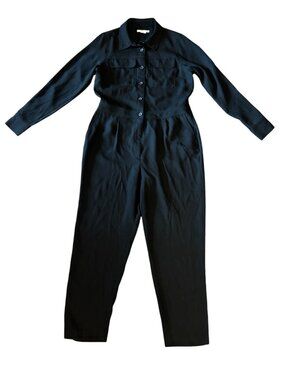 Boden Zada Black Boilersuit Utility Jumpsuit Coverall US 14R